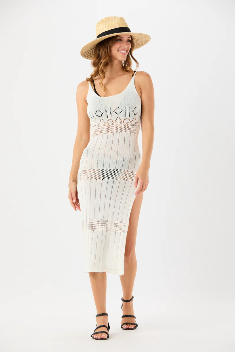 Marcella Crochet Maxi Dress